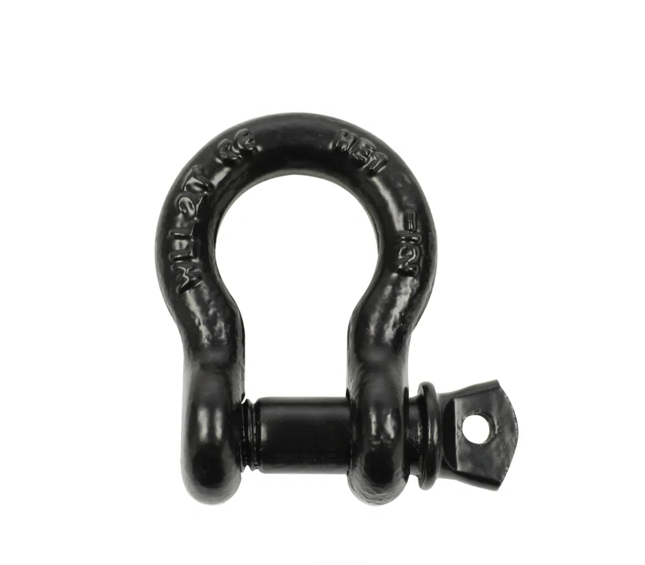4 Ton Bow Shackle, Black